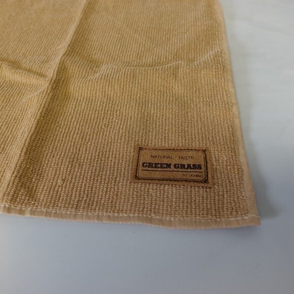 Green Grass Handkerchief Mens Brown Cotton Solid Hanky Classic Casual Basic - Picture 3 of 11